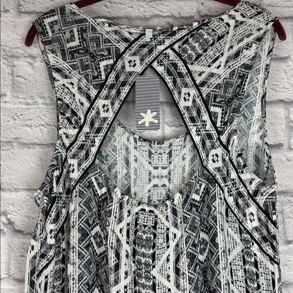 Splendid Black and White Maxi Dress NWT Size XL - Picture 4 of 7